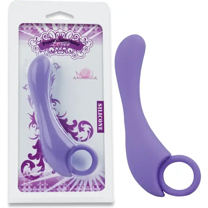 Фиолетовый стимулятор простаты Prostate Stimulator Lover - 13 см. Фотография 2.