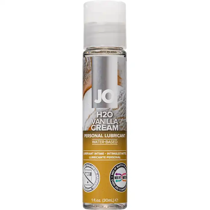 Ароматизированный лубрикант на водной основе JO Flavored Vanilla H2O - 30 мл - JO H2O Flavors