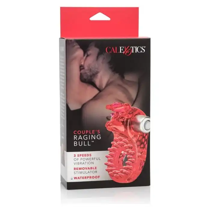 Эрекционное кольцо с вибростимулятором Couples Raging Bull - Couples Enhancers