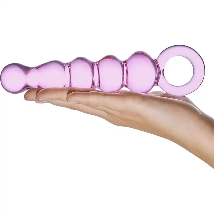 Розовый анальный жезл Quintessence Anal Slider - 19 см. Фотография 4.
