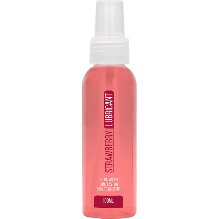 Лубрикант на водной основе с ароматом клубники Strawberry Lubricant - 100 мл - Pharmquests