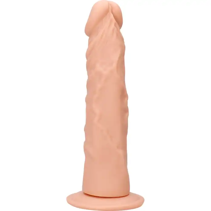 Телесный фаллоимитатор Realistic Dildo - 20 см - RealRock. Фотография 3.