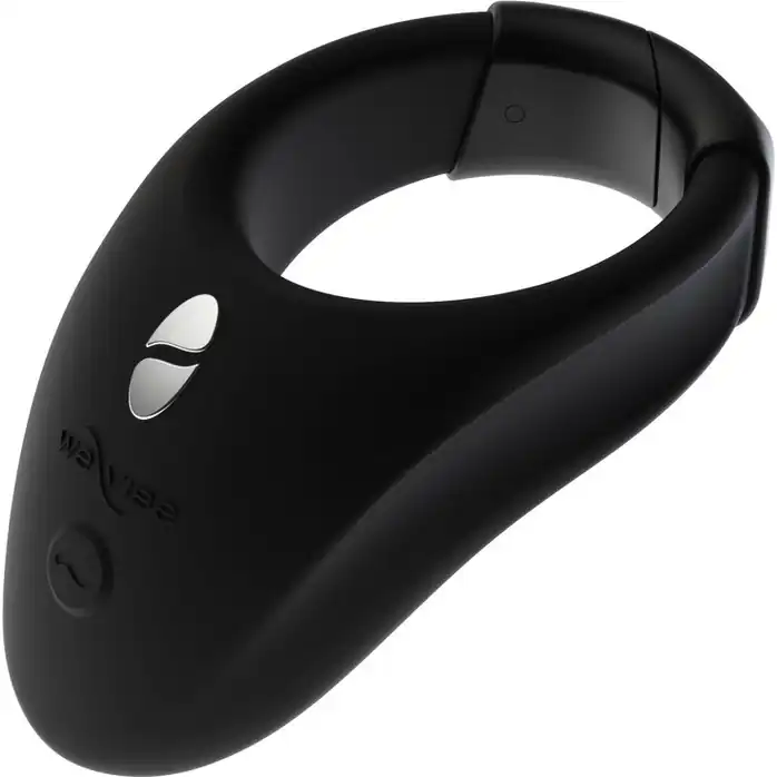 Черное эрекционное кольцо для ношения We-Vibe Bond. Фотография 4.