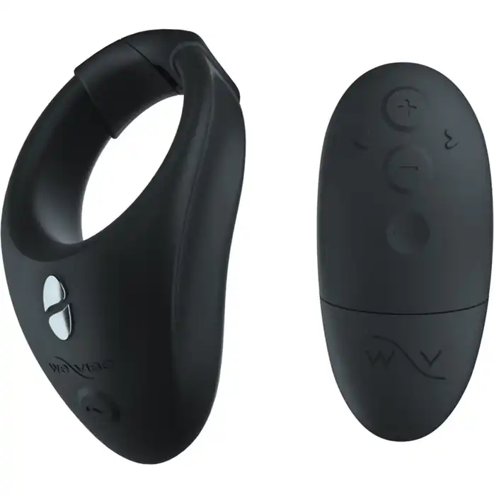 Черное эрекционное кольцо для ношения We-Vibe Bond