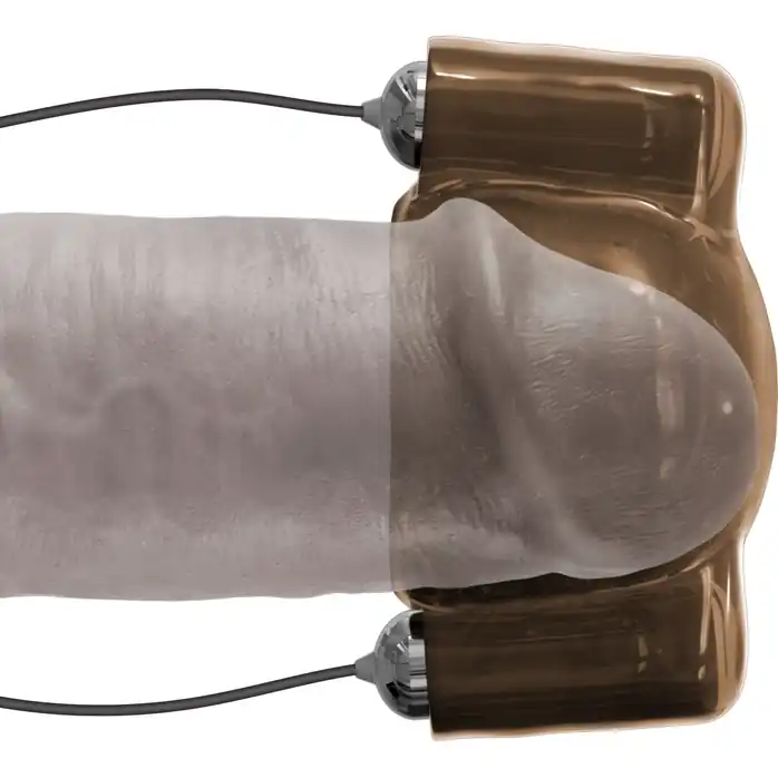 Дымчатый вибростимулятор головки пениса Dual Vibrating Head Teaser - Classix. Фотография 3.