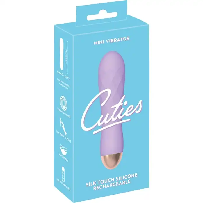 Сиреневый рельефный мини-вибратор Cuties 2.0 - 12,5 см - You2Toys. Фотография 6.