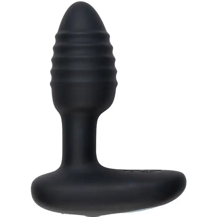 Черный интерактивный вибратор OhMiBod Lumen for Kiiroo с подсветкой - 10,2 см