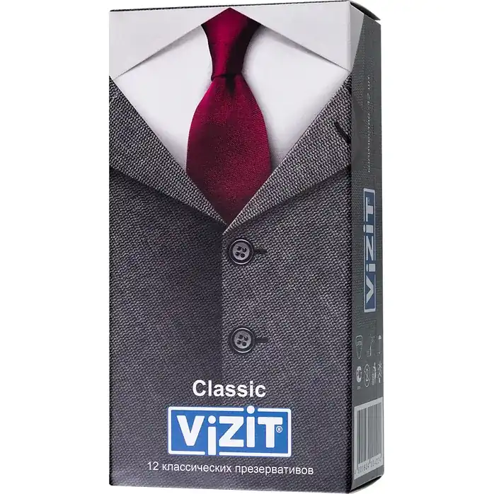 Классические презервативы VIZIT Classic - 12 шт. Фотография 6.