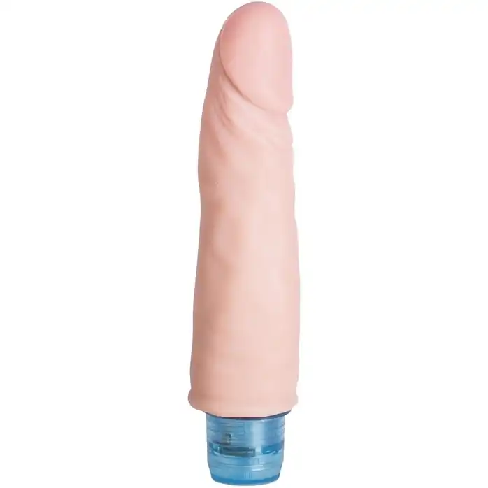 Телесный вибромассажёр Vibro Realistic Cock Dildo - 17,5 см