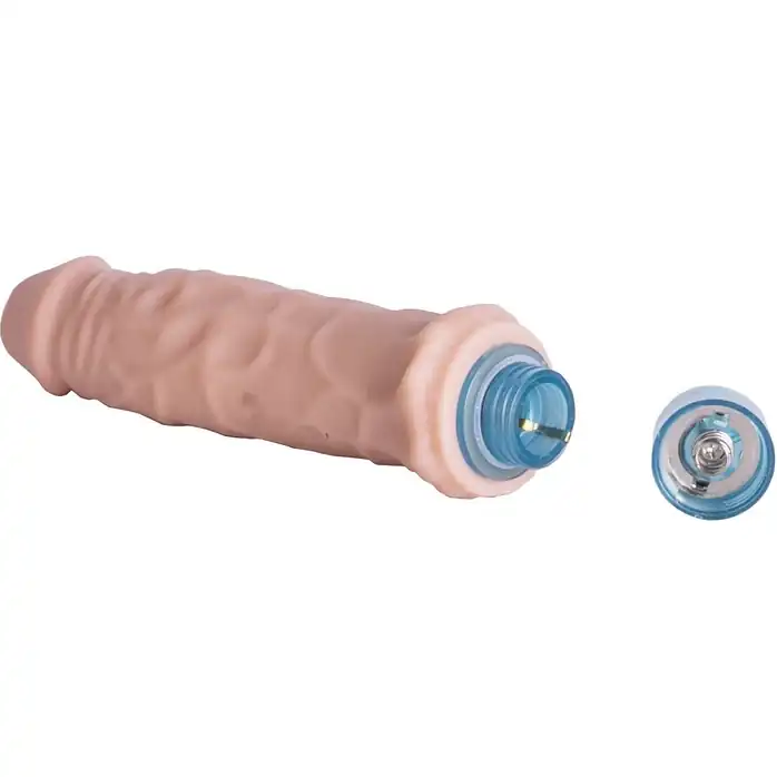 Телесный вибратор Vibro Realistic Cock Dildo - 17,5 см. Фотография 4.