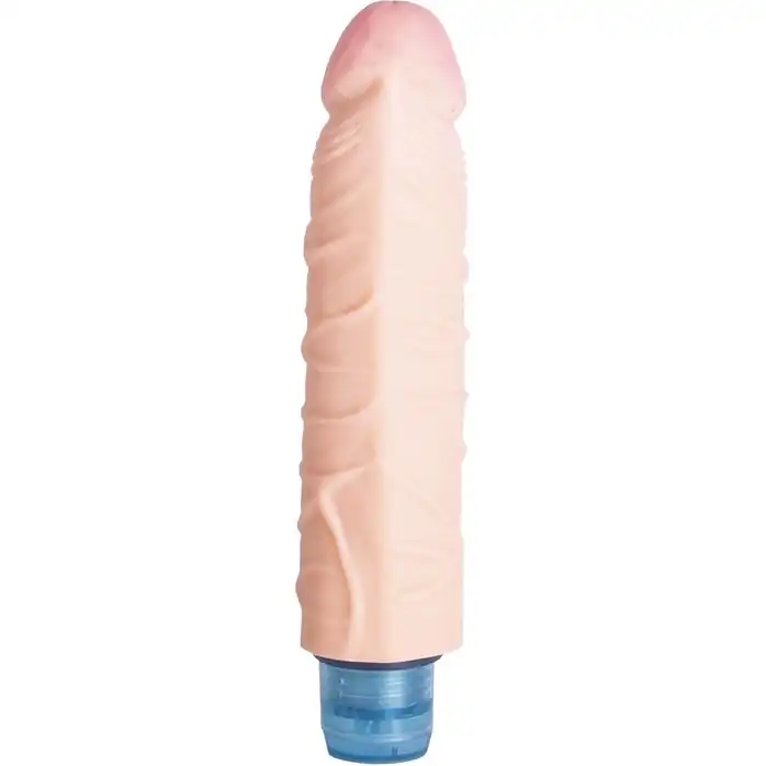 Телесный вибромассажёр Vibro Realistic Cock Dildo - 17,4 см. Фотография 3.