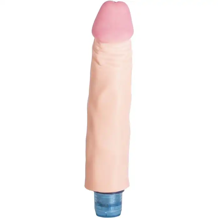 Телесный вибратор Vibro Realistic Cock Dildo - 19,5 см. Фотография 2.