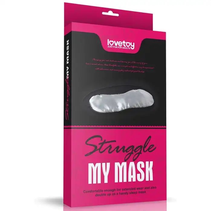Сплошная маска на глаза Struggle My Mask. Фотография 2.
