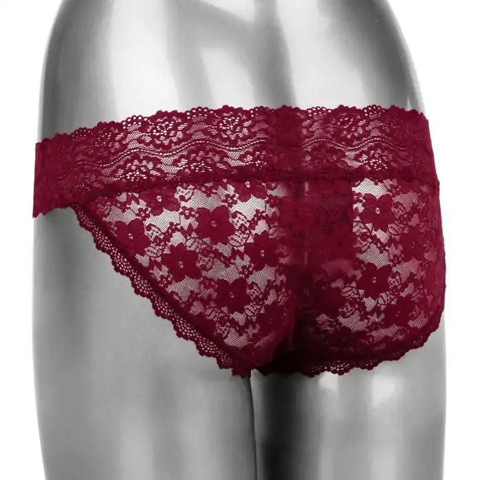 Кружевные трусики с клиторальным вибратором Remote Control Panty Set S/M. Фотография 7.