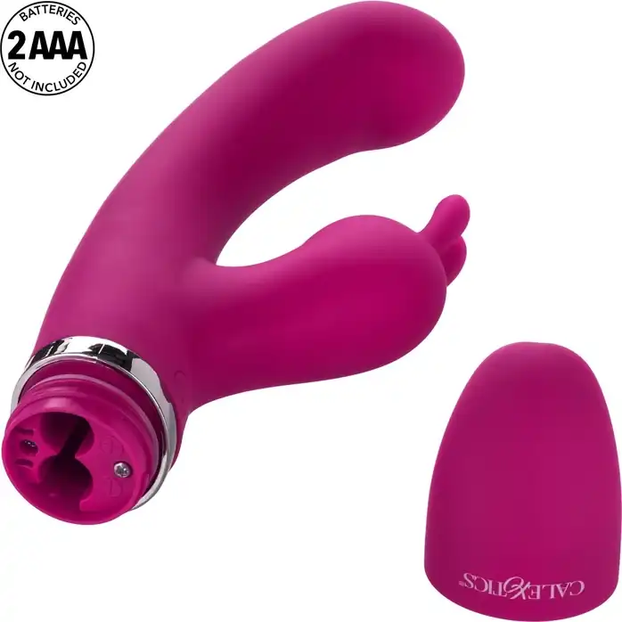Лиловый вибратор-кролик Foreplay Frenzy Bunny Kisser. Фотография 6.