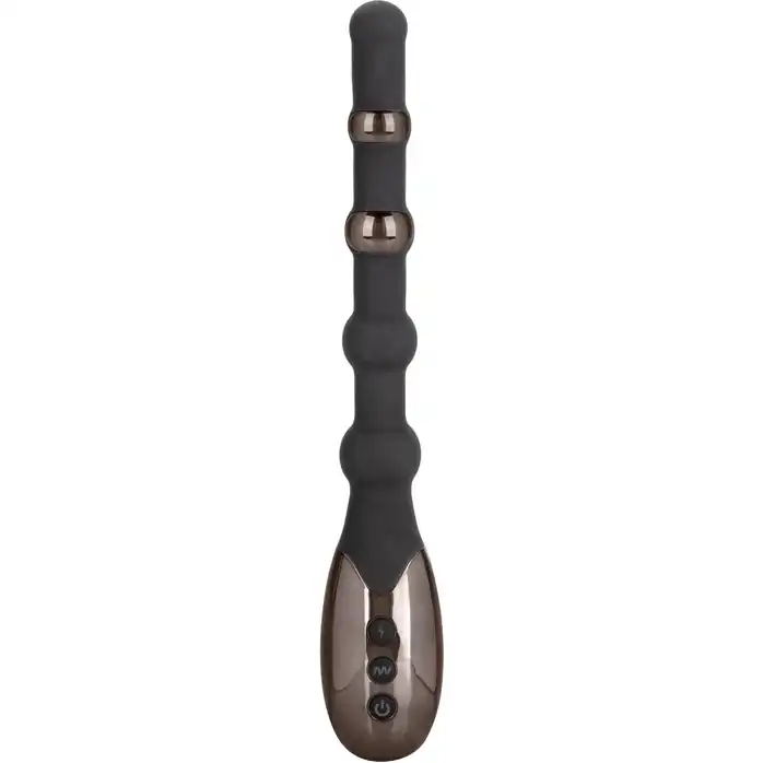 Черный анальный электростимулятор Volt Electro-Beads - 23,5 см - Volt