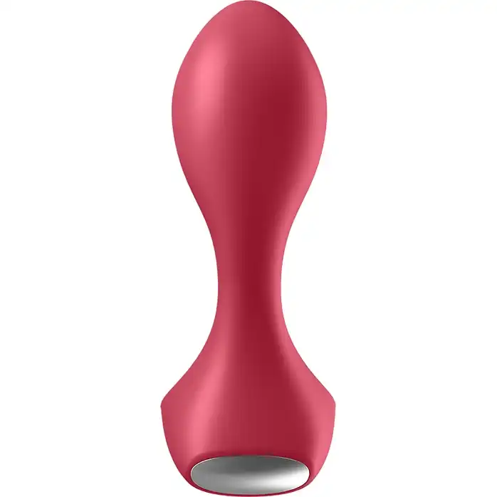 Красный вибромассажёр простаты Satisfyer Backdoor Lover - 14 см. Фотография 5.