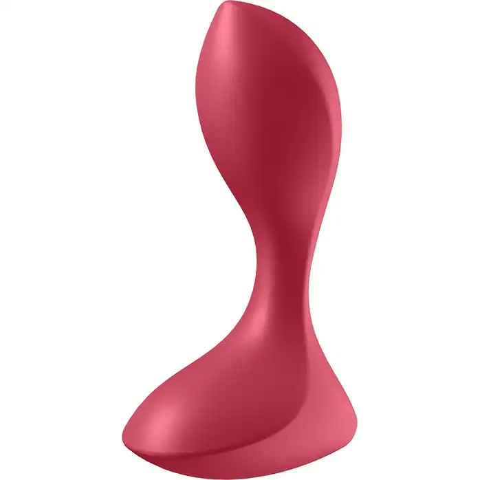 Красный вибромассажёр простаты Satisfyer Backdoor Lover - 14 см