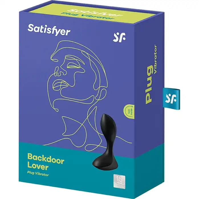 Чёрный вибромассажёр простаты Satisfyer Backdoor Lover - 14 см. Фотография 6.