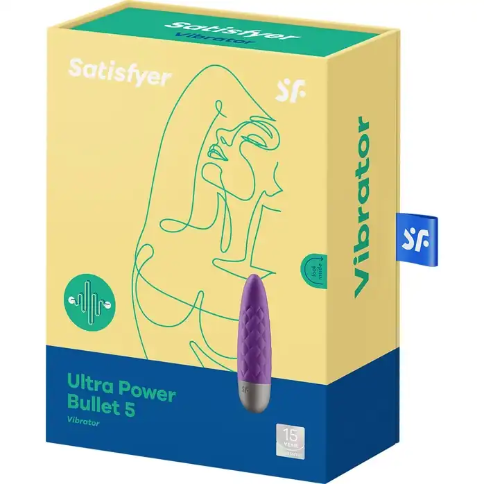 Фиолетовый мини-вибратор Ultra Power Bullet 5. Фотография 5.