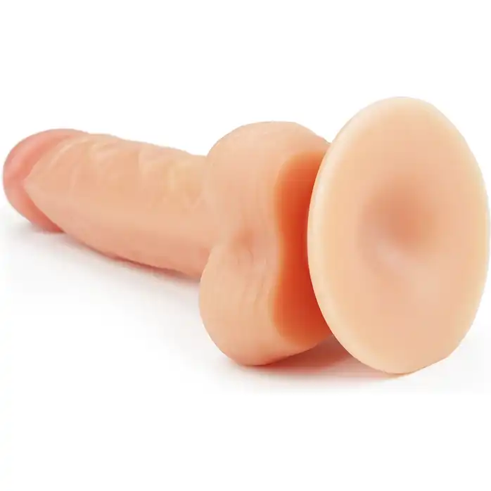 Телесный фаллоимитатор 8 The Ultra Soft Dude - 20 см. Фотография 5.