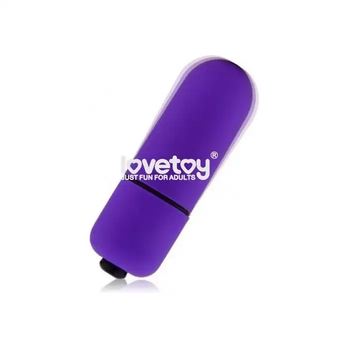 Фиолетовая вибропуля X-Basic Bullet Mini One Speed - 5,9 см