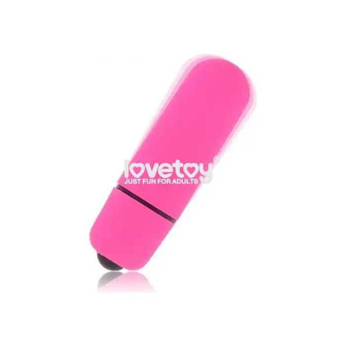Розовая вибропуля X-Basic Bullet Mini One Speed - 5,9 см