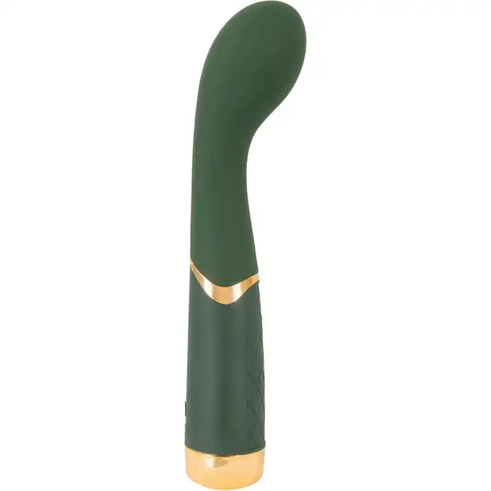 Зеленый стимулятор точки G Luxurious G-Spot Massager - 19,5 см - You2Toys. Фотография 2.