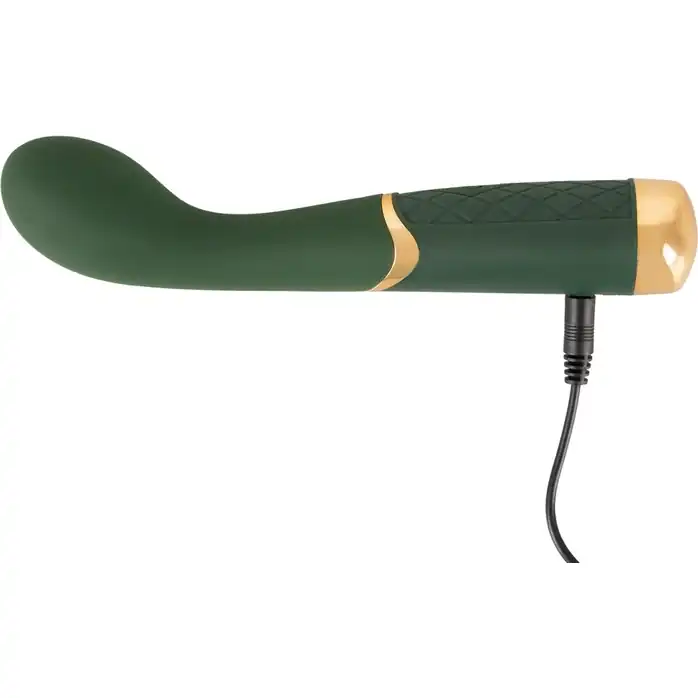 Зеленый стимулятор точки G Luxurious G-Spot Massager - 19,5 см - You2Toys. Фотография 6.