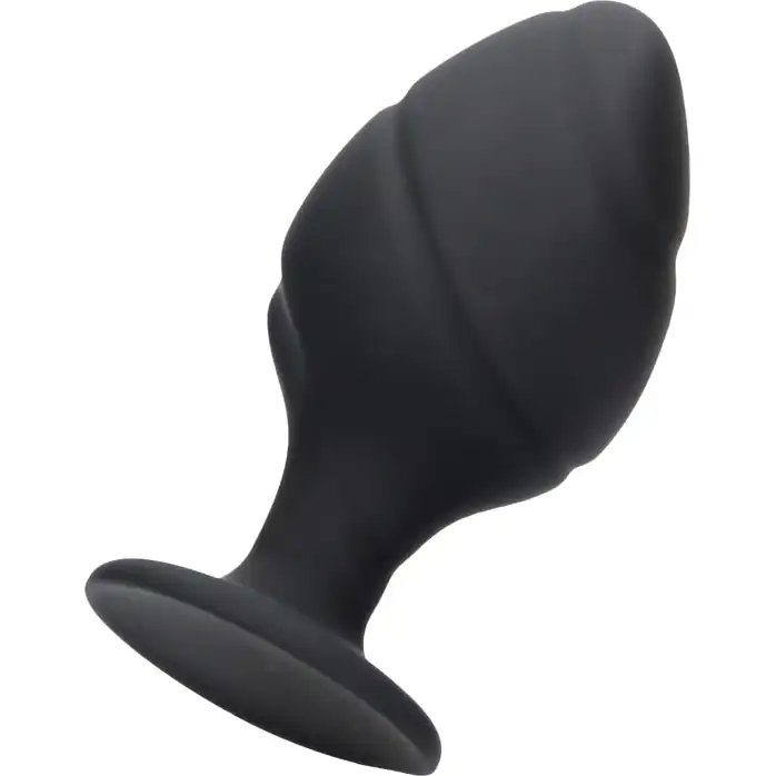 Набор из 3 черных анальных пробок Swirled Butt Plug Set - Ouch!. Фотография 5.