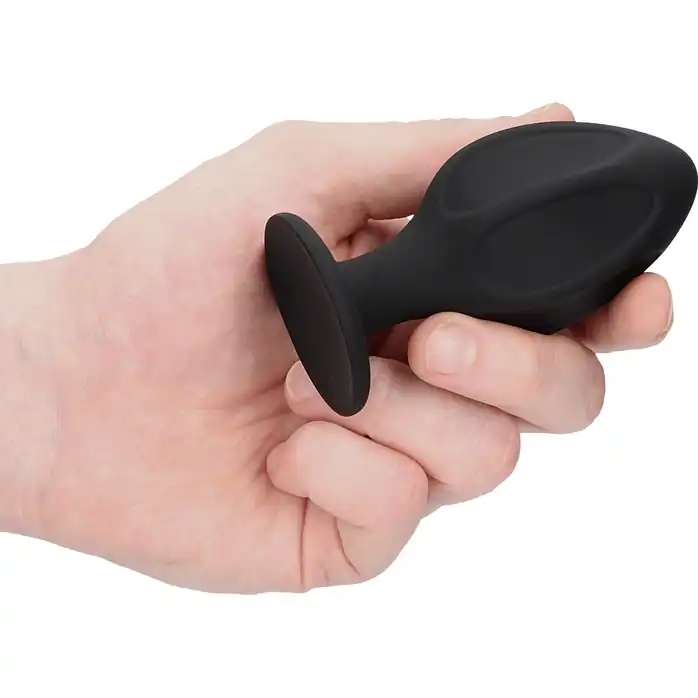 Набор из 3 черных анальных пробок Diamond Shape Butt Plug Set - Ouch!. Фотография 2.