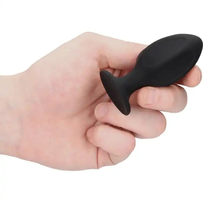 Набор из 3 черных анальных пробок Diamond Shape Butt Plug Set - Ouch!. Фотография 3.