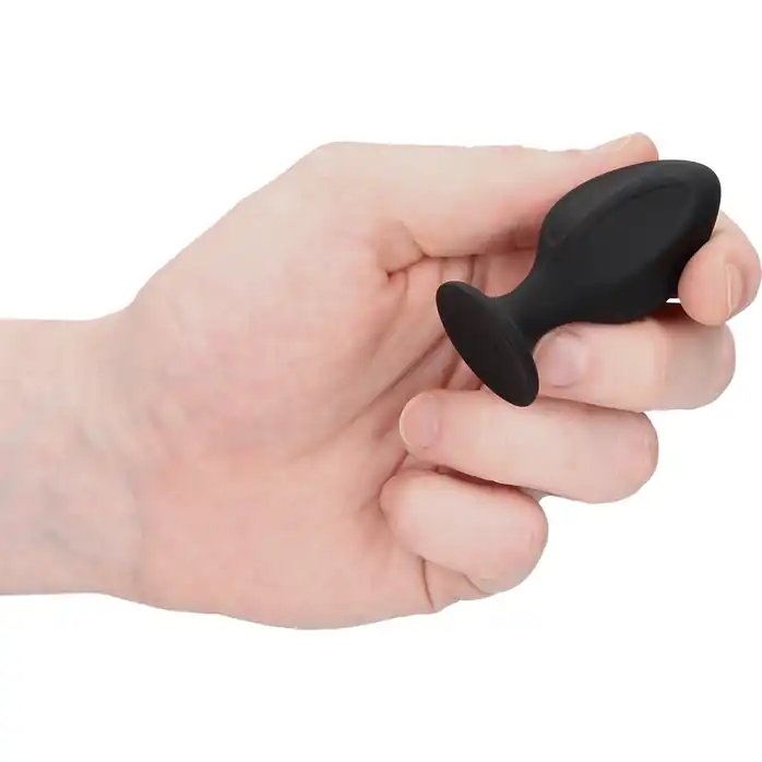Набор из 3 черных анальных пробок Diamond Shape Butt Plug Set - Ouch!. Фотография 4.