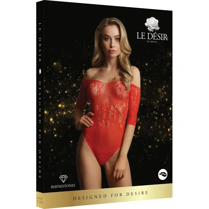 Пикантное боди Presents Rhinestone Off Shoulder Body - Le Desir. Фотография 4.