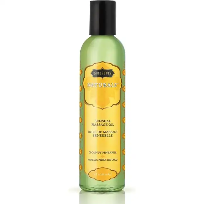Массажное масло Naturals Coconut Pineapple с ароматом кокоса и ананаса - 236 мл