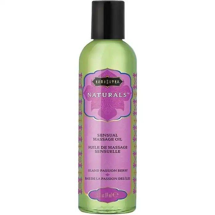 Массажное масло Naturals Island Passion Berry с ароматом тропических фруктов - 59 мл
