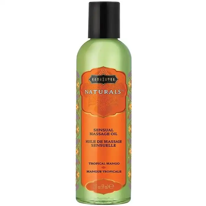 Массажное масло Naturals Tropical Mango с ароматом манго - 59 мл