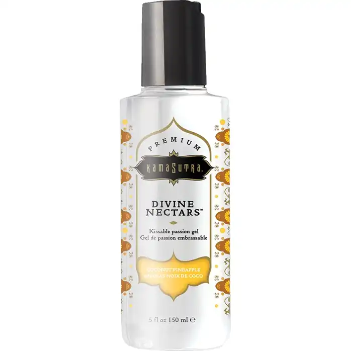 Гель-лубрикант на водной основе Divine Nectars Coconut Pineapple с ароматом кокоса и ананаса - 150 мл