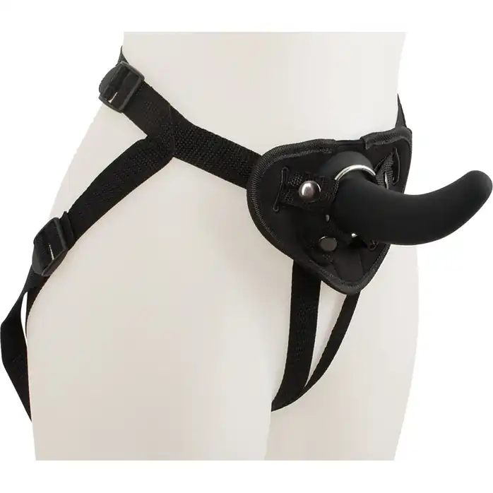 Черный вибрострапон с пультом ДУ RC Vibrating Strap-On - 13 см - You2Toys. Фотография 3.