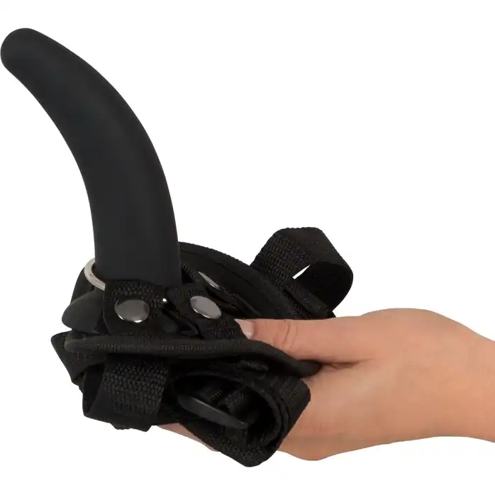 Черный вибрострапон с пультом ДУ RC Vibrating Strap-On - 13 см - You2Toys. Фотография 6.