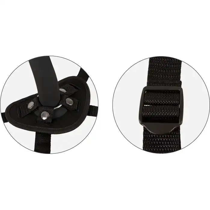 Черный вибрострапон с пультом ДУ RC Vibrating Strap-On - 13 см - You2Toys. Фотография 7.