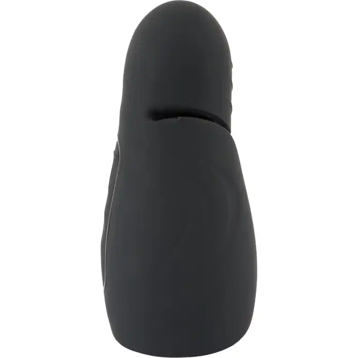 Черный силиконовый вибромастурбатор с нагревом Masturbator with 2 Functions - You2Toys. Фотография 3.
