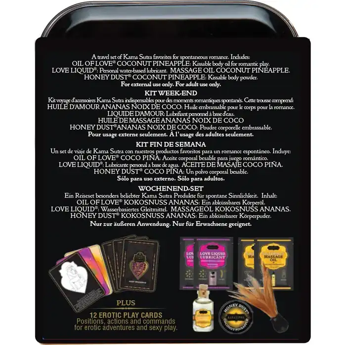 Эротический набор Weekender Kit Coconut Pineapple. Фотография 3.