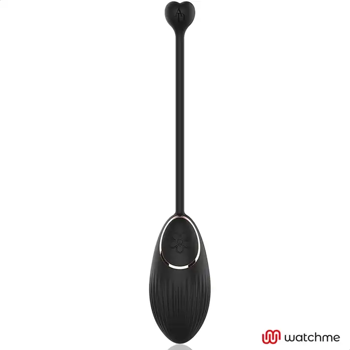 Черное виброяйцо с пультом-часами Anne s Desire Vibro Egg Wireless Watchme. Фотография 3.