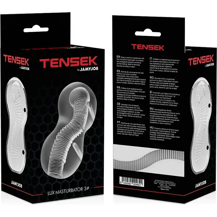 Прозрачный мастурбатор TENSEK Lux Masturbator #3. Фотография 4.