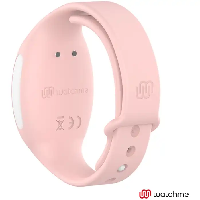 Розовое виброяйцо с нежно-розовым пультом-часами Wearwatch Egg Wireless Watchme. Фотография 3.