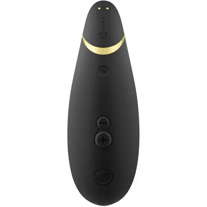Черный клиторальный стимулятор Womanizer Premium 2. Фотография 4.