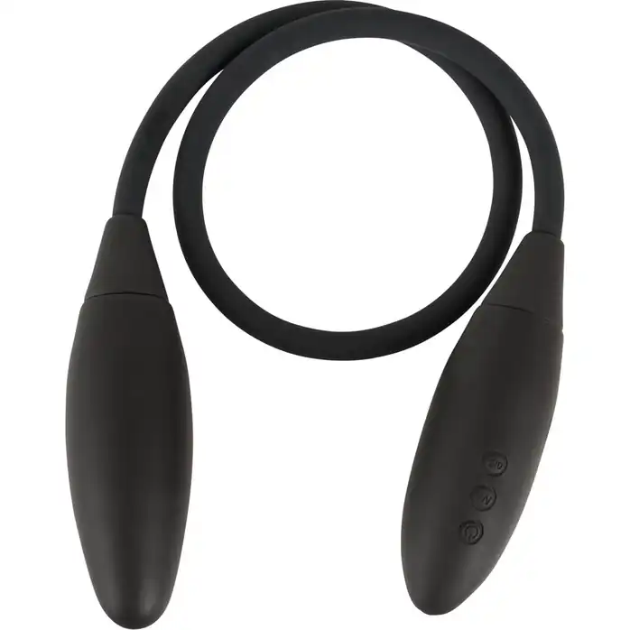 Черный двойной вибростимулятор Double Vibrator - You2Toys. Фотография 4.