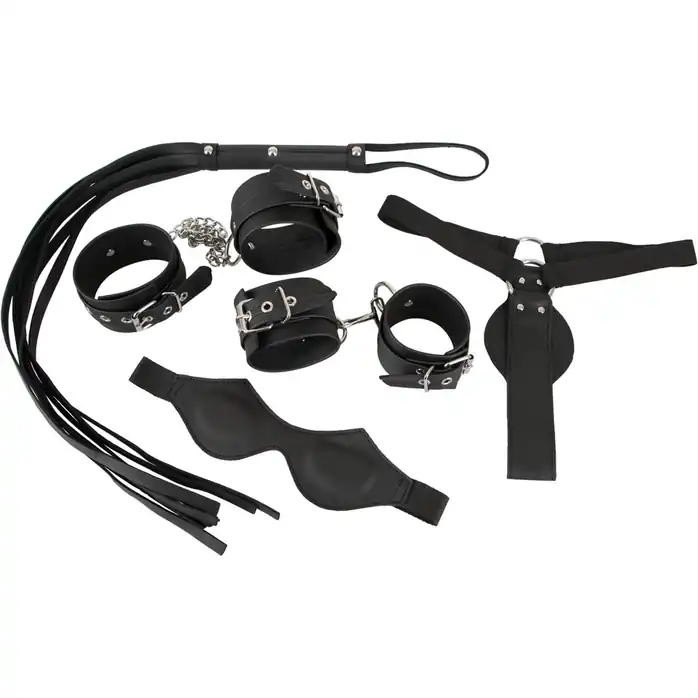 Бондажный набор Bondage Set в черном цвете - VeganFetish