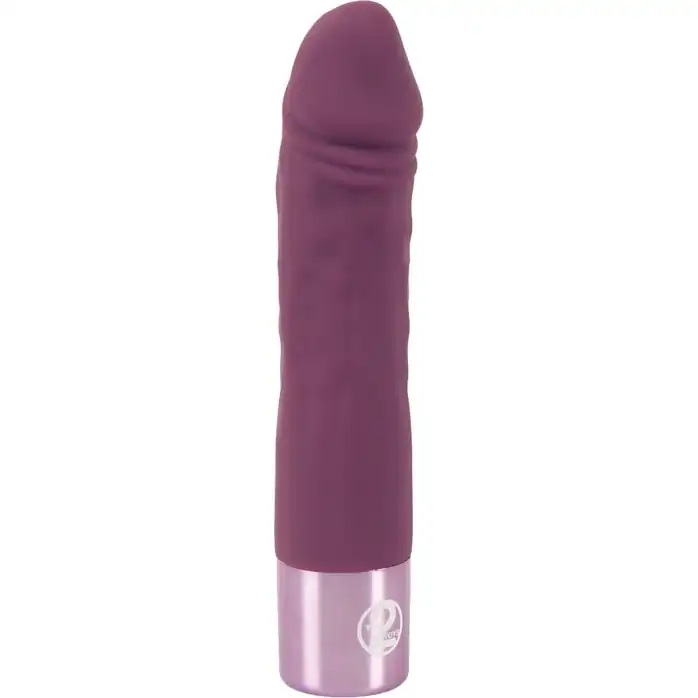 Фиолетовый вибратор-реалистик Realistic Vibe - 14,3 см - You2Toys